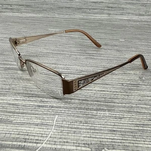 XOXO Brille, nur Gestell, Starlette, braun gold 50-17-135, Metall Halbrand - Bild 1 von 9