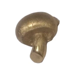 Broche de setas vintage tono dorado texturizado  - Imagen 1 de 4
