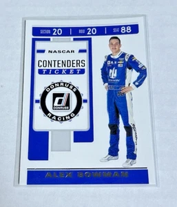 Boleto Donruss #C11 Contenders 2020 Alex Bowman Racing Insert - Imagen 1 de 2