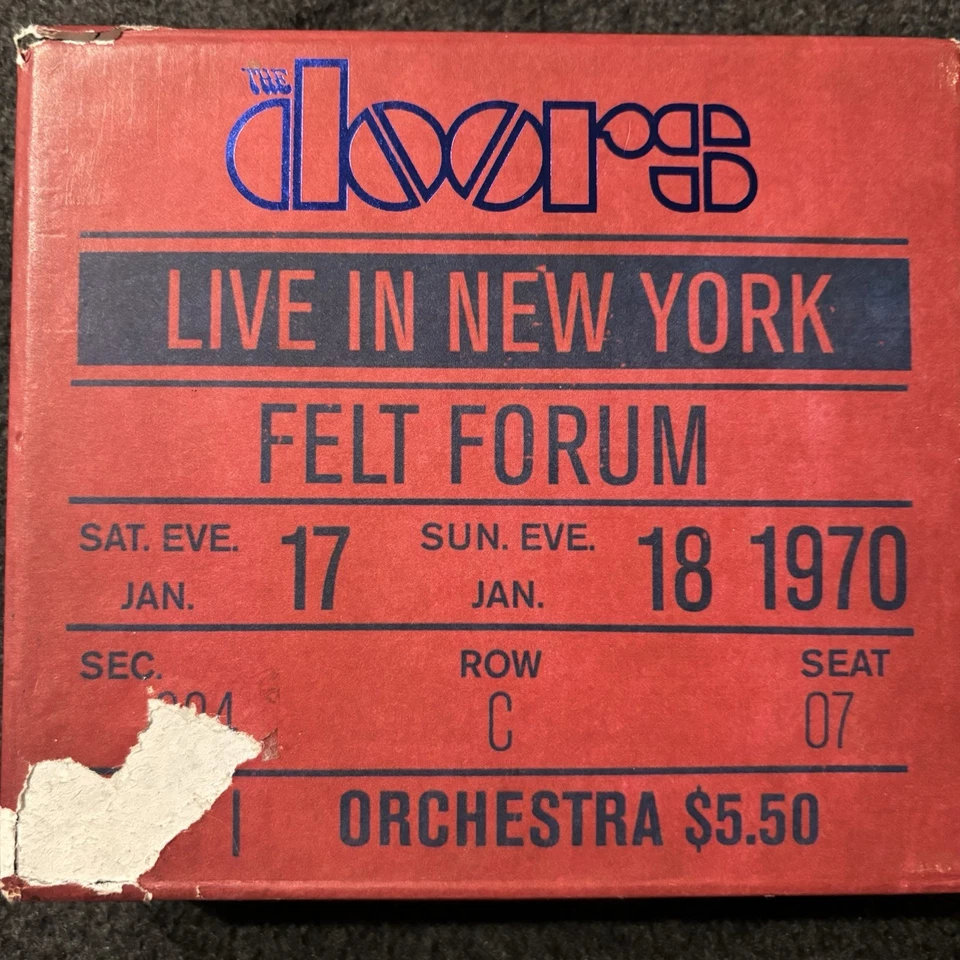 The Doors Live in New York 6 CD Box Set Felt Forum 1970 Rhino 2009 OUT OF PRINT - Image 1 of 4