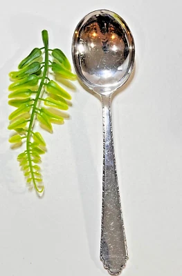 ONE Lunt Sterling Silver Cream Of Spoon William &Mary  46 Gr.  W/Mono 6-7/8"Lg - Image 1 of 4