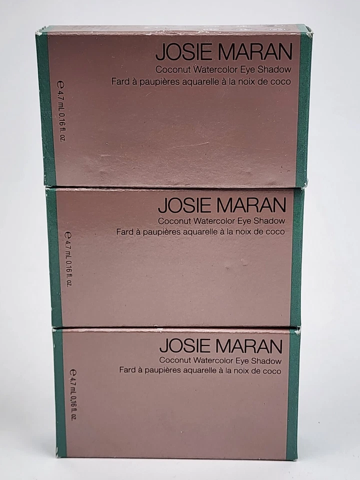 Sombra de ojos Josie Maran acuarela coco - VERDE SELVA TROPICAL - Nueva en caja paquete de 3 Foto 1 de 4
