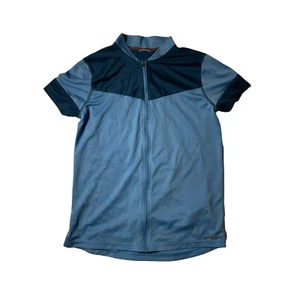 Patagonia Crank Craft Bike Jersey Women's Radar Blue Medium Bike Cycling - Picture 1 of 5