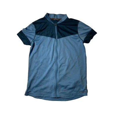 Patagonia Crank Craft Bike Jersey Women's Radar Blue Medium Bike Cycling - Image 1 of 4