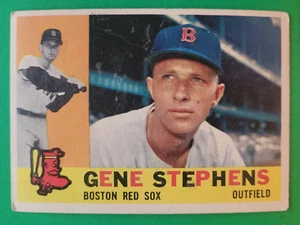1960 Topps GENE STEPHENS #363 Boston Red Sox VGEX Centered w/Light Wear - Picture 1 of 3