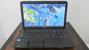 Toshiba Satellite Laptop C850/WIN 10/500GB HDD/8GB RAM + DVD,CAM & Wifi (WORKS!) - Picture 1 of 24