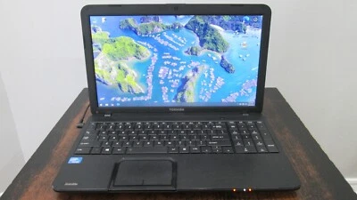 Toshiba Satellite Laptop C850/WIN 10/500GB HDD/8GB RAM + DVD,CAM & Wifi (WORKS!) - Image 1 of 4