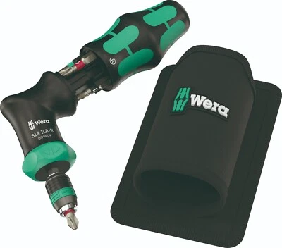 Wera Kraftform Kompakt Pistol RA-R 1 Ratcheting Screwdriver Set 05051535001 - Image 1 of 4
