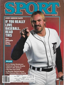 Sport Magazine Jul 1985 Kirk Gibson Detroit Tigers Rickey Henderson Bo Jackson - Picture 1 of 2