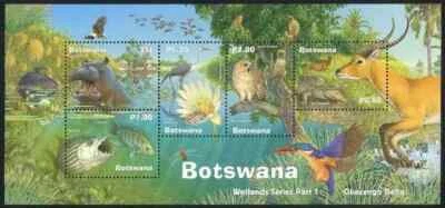 Botswana 2000 Wetlands Series Part 1 Birds Flora Flowers Fauna Fishes Nature - Image 1 of 3