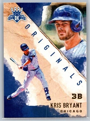 2017 panini diamond kings baseball kris bryant dk originals #8 - Image 1 of 2