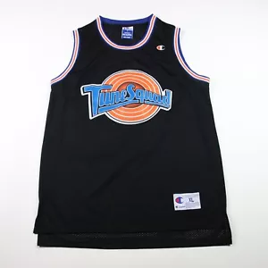 Champion Tweety 1/3 Tune Squad Basketball Black Mesh Space Jam Jersey Sz XL - Picture 1 of 9