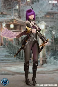 SUPER DUCK SET079 1/6 Female Ninja Head Carved & Battle Suit No Figure Body - Picture 1 of 9