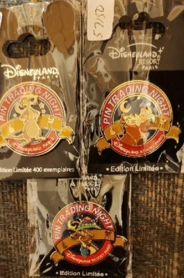 Булавка Disney Trading Night DLRP Paris DLP — Lion King Uncle Max Timon Pumbaa Timon - Изображение 1 из 4