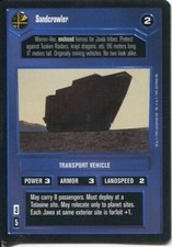 Star Wars CCG Premiere Black Border Sandcrawler [Dark]***