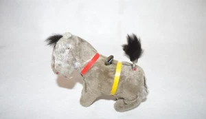 Aufzieh Figur Plüschtier Esel 12 cm Antik Spielzeug Fach A3 - Bild 1 von 6