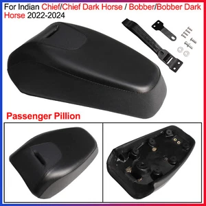 For Indian Chief/Bobber/Dark Horse 2022-2024 Rear Passenger Pillion Seat Cushion - Picture 1 of 15