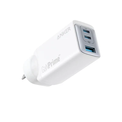 Anker 735 Charger (GaNPrime 65W) 2 x USB-C  1 x USB-A  (White) - image 1 of 4