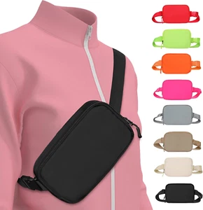 Fanny Packs for Women - Belt Bag for Women - Fanny Pack Crossbody Bags - Black - Picture 1 of 12