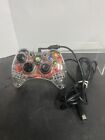 Xbox 360 Afterglow Controller - Wired Video Game Controller Clear Untested