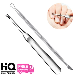Cuticle Pusher Nail Gel Polish Remover Manicure Pedicure Tools Stainless Steel  - Picture 1 of 6