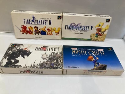 Lot Final Fantasy 4 5 6 USA SFC Super Famicom SNES NTSC-J CIB JAPAN Import FF - Image 1 of 4