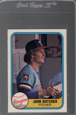 1981 Fleer John Butcher Baseball Card #635 CS1 Free Shipping #1 - Image 1 of 2