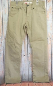 LEVIS 511 SLIM Boys Khaki Color Jeans Sz. 14  27x27 Regular Pre-Owned - Picture 1 of 7