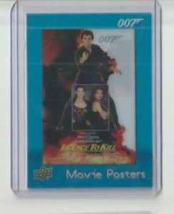 Tarjeta de carteles de películas de acetato de villanos y secuaces de James Bond #MP18 licencia para matar - Imagen 1 de 2