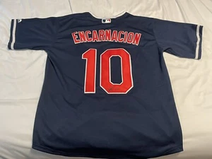 Edwin Encarnacion Signed Cleveland Indians Jersey Autograph Proof - Picture 1 of 3