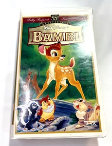Bambi: 55th Anniversary Walt Disney's Masterpiece VHS Limited Edition Tested - Picture 1 of 8