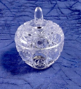 Anna Hutte vero cristallo al piombo 24% cristallo di piombo Apple Trinket Box Germania - Foto 1 di 4
