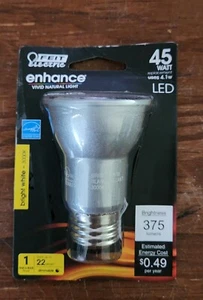 FEIT ELECTRIC 45W REPLACEMENT 4.1W LED BULB 3000K 375 LUMENS PAR16 LIGHT BULB - Picture 1 of 3