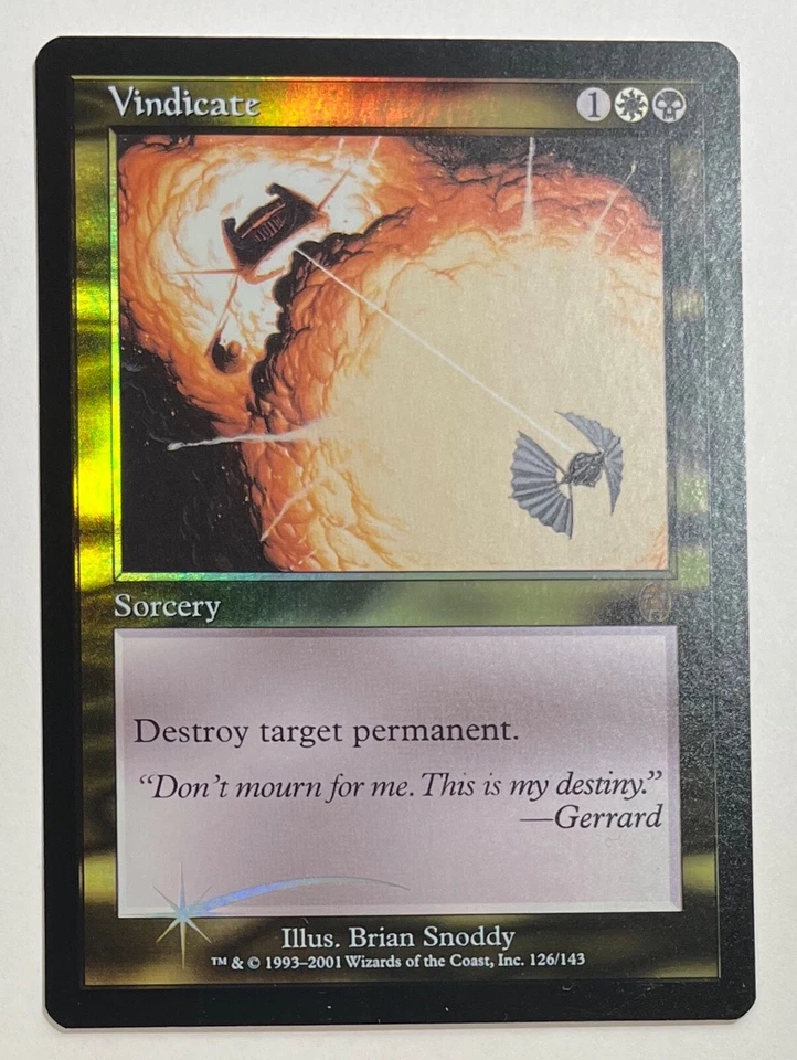 MTG VINDICATE (Foil) Apocalypse (OldManMTG 003-207) - Image 1 of 4