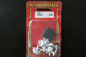 OOP Citadel / Warhammer / Heroquest Metall Chaoskrieger Champion Neu in OVP - Bild 1 von 2