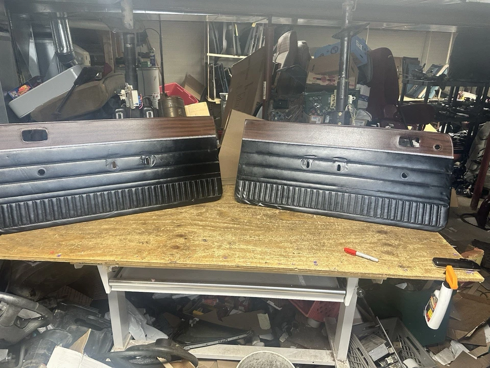 1974 1975 1976 DODGE DART BLACK W/ WOODGRAIN DOOR PANELS - Image 1 of 4