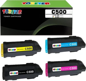 CMYK Pełny zestaw kaset z tonerem Reman kompatybilny z Xerox Versalink C500 C505 - Zdjęcie 1 z 5