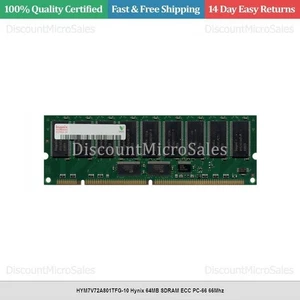HYM7V72A801TFG-10 Hynix 64MB SDRAM ECC PC-66 66Mhz - Picture 1 of 1