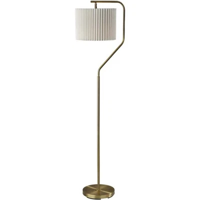 Lámpara de pie Adesso SL9502-21 Evan latón antiguo Foto 1 de 4