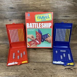 Vintage Travel Battleship Board Game Complete Milton Bradley 1989 - Picture 1 of 7