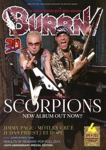 BURRN! Apr 2015 SCORPIONS Cover - 'Return to Forever' Album Interview - Picture 1 of 1