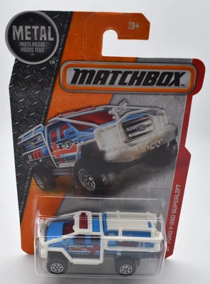 Matchbox Ford F350 Superlift Truck Pick Up 73/125 2016 Superfast scheda lunga - Immagine 1 di 2