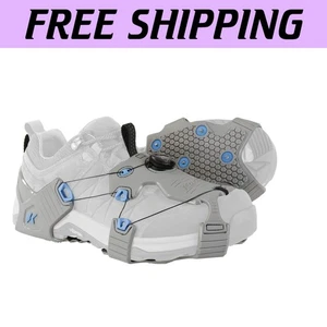 Lightweight Ice Walker Cleats with 22 Replaceable Steel Spikes for Winter Safety - Picture 1 of 6