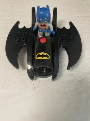 Lego Duplo Batman Batwing Adventure Replacement Plane Black Airplane And Batman - Image 1 of 4