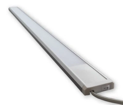 LED Licht Leiste 230V Möbel Unterbauleuchte Küchenlampe Möbelleuchte Lichtleiste - Bild 1 von 4