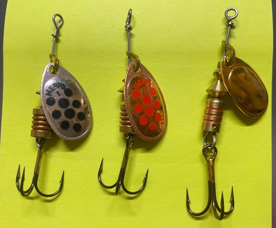 CUCCHIAINI MEPPS ORIGINALI PESCA TROTA LAGO TORRENTE - Immagine 1 di 1