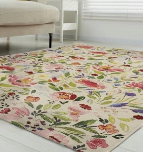 Tropicana Vibrant Meadow Rug Multicoloured Indoor/Outdoor Water Resistant Rug - Picture 1 of 5
