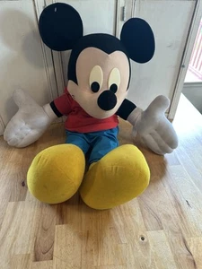Walt Disney Topolino Grande Talk Giggle Jumbo Peluche Parla/Ride con una spinta - Foto 1 di 15