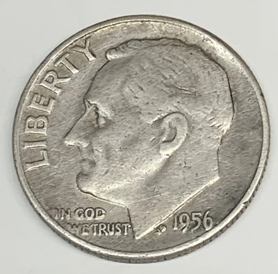 # C2183   U.S.   COIN,     ROOSEVELT   DIME    1956 - Image 1 of 2