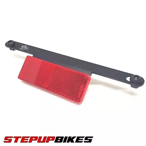 Bolt on Reflector Screw on Motorbike Motorcycle License Number Plate Rear - Picture 1 of 3